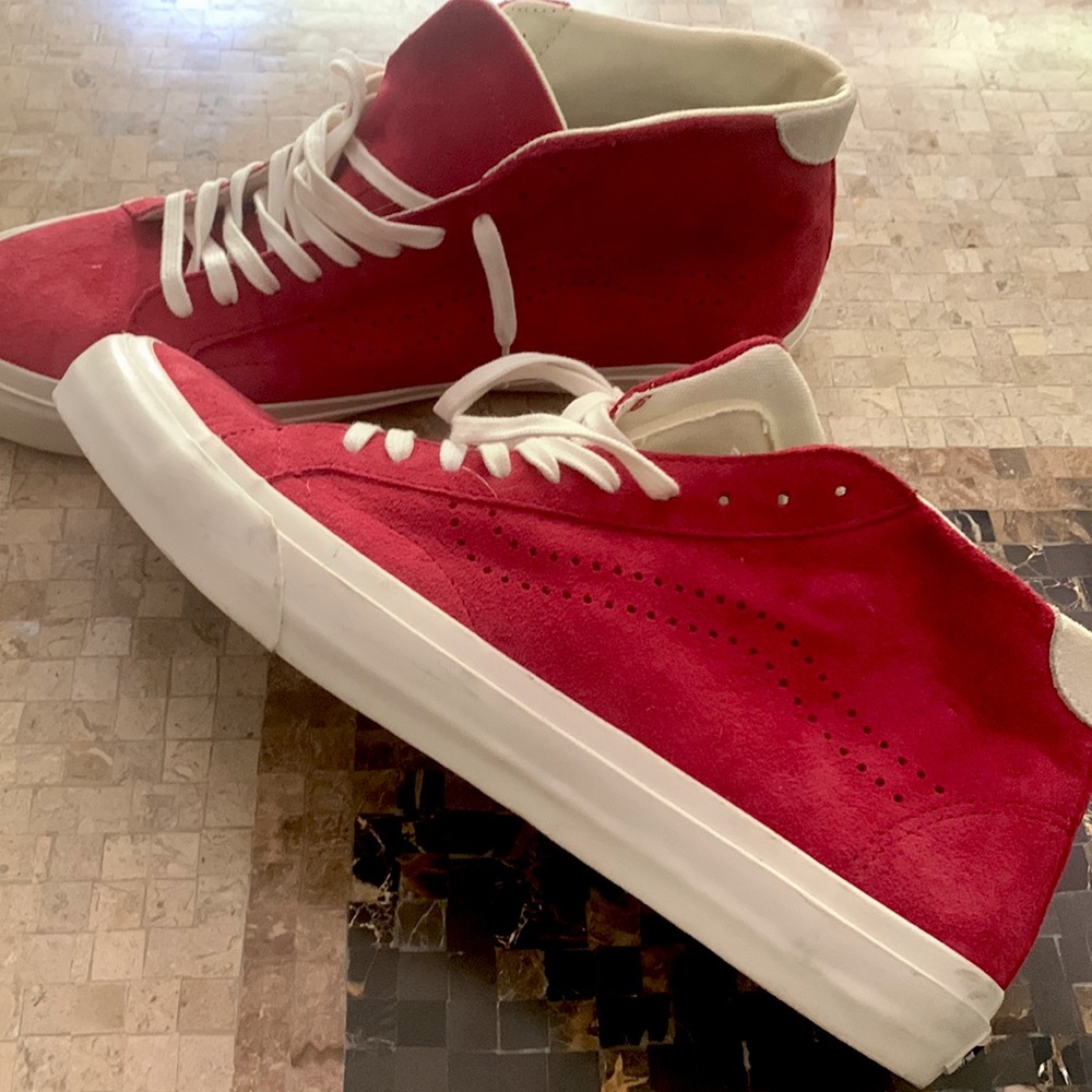 Red Suede Vans